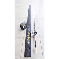 [FREE BC DRUM REEL] G-TECH BLACK STORM SPINNING/BAITCASTING(BC) 1 PIECES FISHING ROD