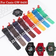 SolYIFILM id Color Rubber Durable Watch Strap For Casio GW-9400 G-9300 GW9300 Cat Man Series Waterproof Sweatproof Resin Band