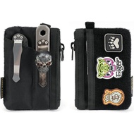 VIPERADE VE17 Small EDC Pouch, EDC Pocket Organizer with DIY Patch Area, Mini EDC Pouch with Zipper 
