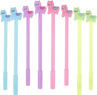28 Pieces Cartoon Llama Pen Cute Alpaca Gel Pen,4 Colors for School Office Supplies Kids Gifts, Blac