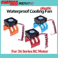 SURPASS HOBBY Motor Heat Sink with 21000RPM Cooling Fan For 1/10 HSP RC Car 3650 3660 3670 3674 36Se