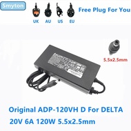 Original AC Adapter Charger For Intel NUC 20V 6A 120W 5.5×2.5mm DELTA ADP-120VH D Laptop Power Suppl
