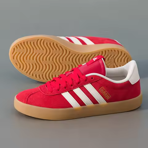 Adidas (Adidas) German Training Shoes Men's Shoes Women's Shoes Red Sports Shoes Casual Shoes Low-To