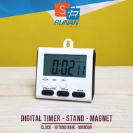 PUTIH Cheapest Price.. Digital Magnetic Kitchen Timer Magnetic Kitchen Timer Magnetic Oven Timer Whi