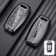 Haval Wood Texture Car Key Shell Key Case Zinc Alloy Key Cover Smart Key Case Protector Key Buckle A