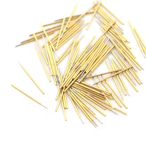 Hot Sale 100pcs Length 16mm 75g Spring Pressure Test Probe Pogo Pin P50-B1 Dia 0.68mm