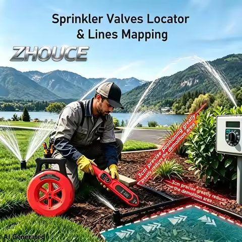Pipe Locator Blockage Detector NF-5130/ZC-D830 PVC Brass Cast Iron Copper Flexible Cable 30M Hidden 