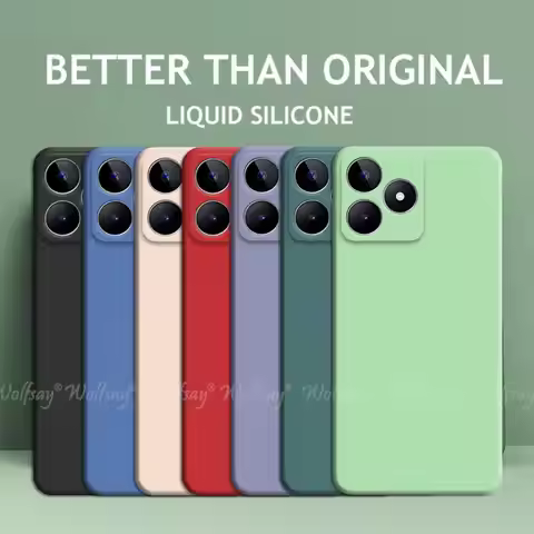 For Realme C53 Case Liquid Silicone Rubber Protector Phone Case For Realme C53 Cover For Realme C53 