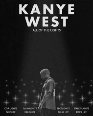 Pop Hip Hop Rapper Kanye West Drake J.Cole Posters for Room Black & White Aesthetics Art Home Wall D