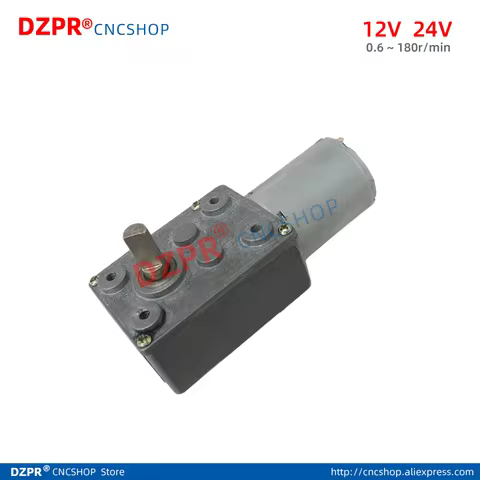 Ultra-short motor High-torque wormgear motor GW370 DZPR-W370 12V 24V DC motor for Automation electri