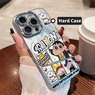 Casing iPhone 11 13 14 15 16 Pro Max Luxury Teacher Crayon Shinchan Case For iPhone 13PM 16PM 15PM 1