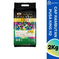 Cap Rambutan Rice Pusa King 1121 Basmathi Rice 2kg