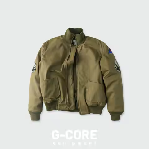 Buzz Rickson's Rage Jacket US Tank Suit Wool Inside Military Motorcycle Jacket