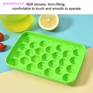 GREATSHORE 25 Grids Silicone Ice Grid Ball Ice Cube Mold With Cover Ice Storage Box Easy To Demould Bar Home Party Kitchen Tools SG