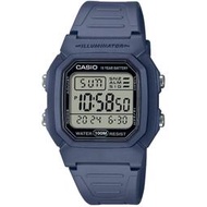 【柒號本舖】CASIO 卡西歐電子錶 學生錶- W-800H-2A  台灣公司貨