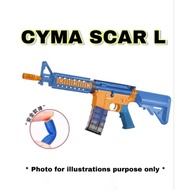 Ready Stock Cyma Scar L JD-005 Soft Nerf Electronic Hobby Toy Soft Dart Edition