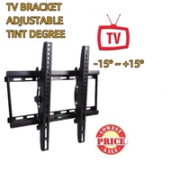 ADJUSTABLE ANGLE TV DEGREE 26"-65" XD2267 Adjustable Tv Bracket With Screw Wall Mount Gantung/Kaki Besi Heavy Duty