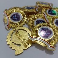 Cotton Rice Pin with Logo Custom Resin Logo Pin Brass Pin