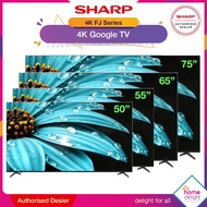 Sharp 4K Google TV 75" 65" 55" 50" 4TC75FJ1X 4TC65FJ1X 4TC55FJ1X 4TC50FJ1X