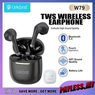 Celebrat W79 Semi In-Ear Earbuds Bluetooth 5.4 Wireless Earbuds Stable Connection Clear Sound Lightw