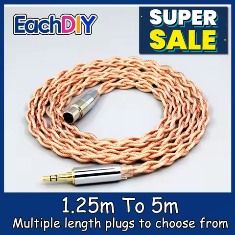 Graphene 7N OCC Shielding Coaxial Mixed Earphone Cable For AKG Q701 K702 K271 K272 K240 K141 K712 K1