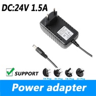 24V 1.5A Power adapter 110V220V DC to 24V 1.5A Power charger DC 24V UK Plug AU Plug Adapter 5.5*2.1m