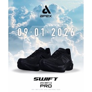 Apex SWIFT 2.0 PRO Black/Grey Running Shoes by Srichand