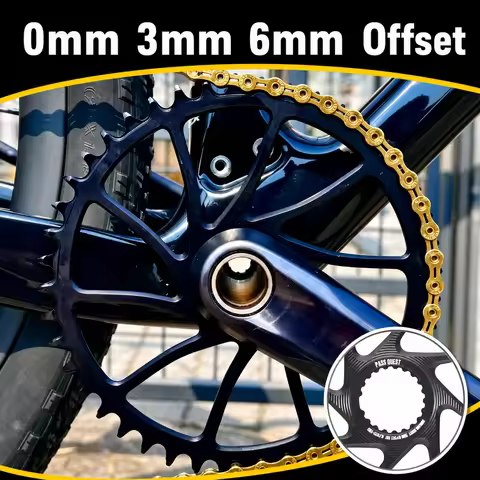 For Shimano Direct Mount Chainring 0mm 3mm 6mm Offset Chainring Boost 32 34 36 Tooth Mtb Chainring 2