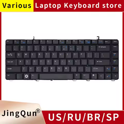 US RU/Russian Laptop Keyboard For Dell Vostro A840 A860 PP37L PP38L 1014 1015 1088 PV080925BS1 AEVM8