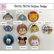 Tsum Tsum Button Badges