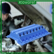 [Kloware1] Engine Parts Organizer Tray, Lightweight Car Cylinder Head Parts Storage Tray, Blue, for 