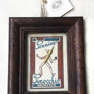 【特價】義大利小木偶皮諾丘筆尖掛飾 | Francesco Rubinato