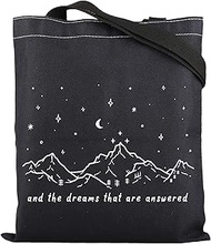 ACOTAR Inspired Gift And Dreams That Are Answered Velaris Tote Bag Fantasy Bookish Gift Court of Dre
