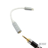 RUNNY Durable Type-C to 3 5mm 2 5mm 4 4mm Female Adapter Cord Great Compatibility Flexible USB C Hea