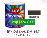 SEIV 2037 LEATHER COKLAT TUA CAT BESI DAN KAYU 1L