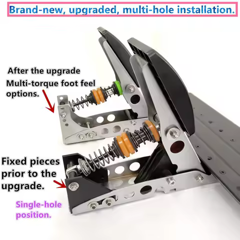 Simulated Racing Game Modification Pedal Clutch Throttle Brake Hydraulic Spring Damper Mod Kit For F