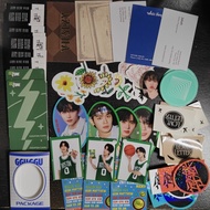 RANDOM Sticker Card Bookmark Official All Fandom KPOP Sticker Treasure Enhypen Seventeen The Boyz Ze