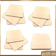 [PerfkMY] Pack of 10 Unfinished Wood Pieces, Unpainted Wood Discs , .8 X 2.8/ 3.5 X 3.5 inch- crafts
