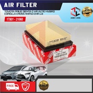 17801-21060 ENGINE AIR FILTER Toyota Prius Sienta C-HR Altis Hybrid Corolla Cross NHP10 CHR 1.8 Pena