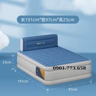 Nệm Hơi Tự Bơm Gấp Gọn Cho 1/2/3 Người Dùng Có GỐI BƠM SẠC PIN - Đệm Hơi Dã Ngoại Giường Hơi Gấp Gọn