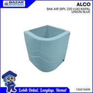 Bak Air Mandi Sudut Luxury Fiber Glass 220 Liter 220 L Union Blue