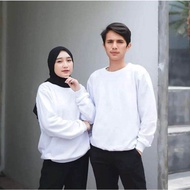 Baju Lengan Panjang Couple/Pasangan POLOS Kaos Distro Terbaru