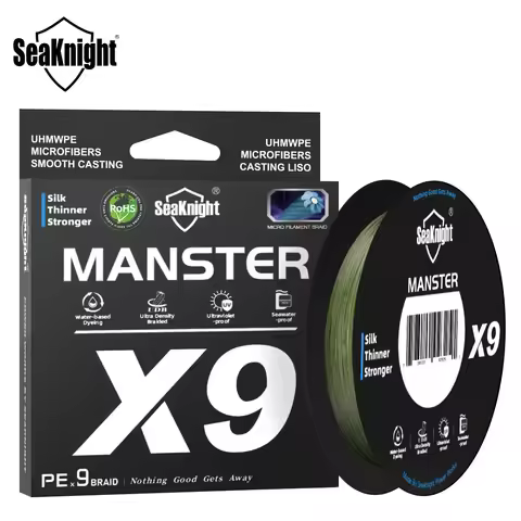 SeaKnight Brand MANSTER X9 Series 9 Strands Braid Fishing Line 500M anti-UV improved colorfastness 2