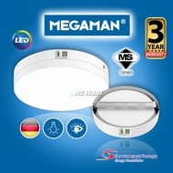 [SIRIM] MEGAMAN LED Borderless Surface Downlight 18W 24W 36W 48W Round Lights Lampu Siling Ceiling L