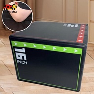 [lahomia] Plyometric Jump Box Anti Slip Heavy Duty 3 in 1 for Dips Skipping Exercise