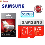Samsung EVO Plus Micro SD Card Class 10 Transmission Rate 64GB/128GB/256GB/512GB