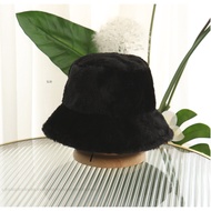 gpropstore ivy หมวกบัคเก็ต ขนนุ่ม (B66) หมวกแฟชั่นสำหรับผู้หญิง