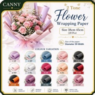 20 PCS 2 TONE FLOWER WRAPPING PAPER SMALL / KERTAS PEMBALUT BUNGA / WRAPPING (CODE: STT)