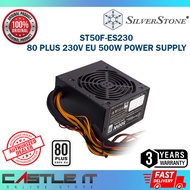 Silverstone 80 PLUS 230V EU 500W 650W ATX Power Supply 80PLUS (SST-ST50F-ES230) (SST-ST65F-ES230)