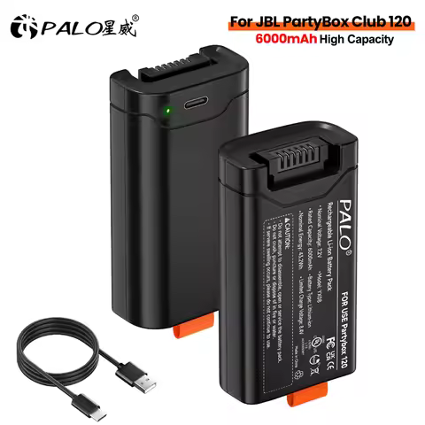 PALO 100% Original 6800mAh Replacement Battery for JBL Battery 200 JBL PartyBox Club 120 Portable Sp
